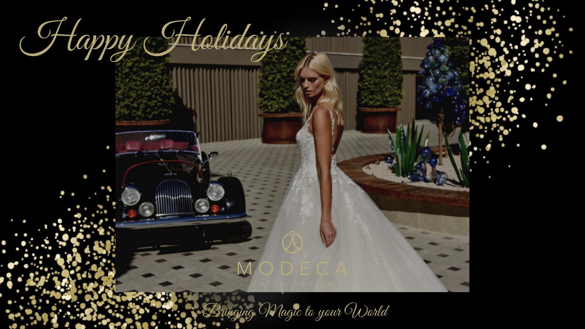 ModecaBridal's tweet image. ✨ Happy Holidays ✨
The whole team of Modeca is wishing you a very Festive Season filled with warm moments and cherished memories, a Merry Christmas and a happy and healthy New Year.
#Modeca #ModecaBridal #MagicOfModeca #BringingMagicToYourWorld #HappyHolidays #MerryChristmas