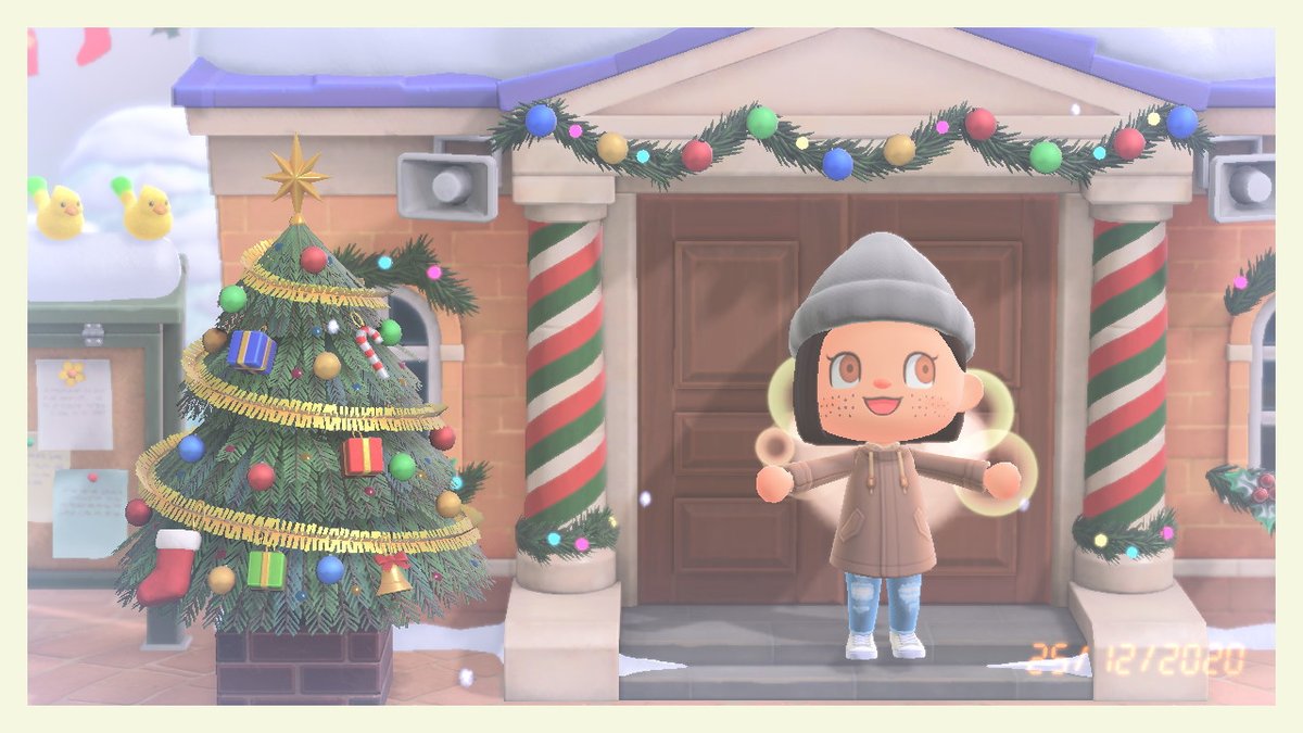 AcnhThiph's tweet photo. Joyeux Noël ! #AnimalCrossing #ACNH #NintendoSwitch https://t.co/V2Kf2JAmfx