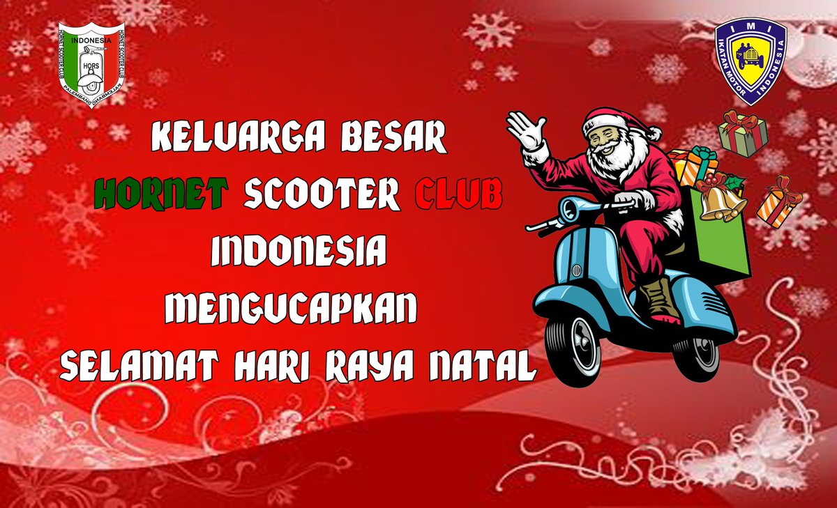 HORNETSCOOTER's tweet image. Selamat Hari Raya Natal