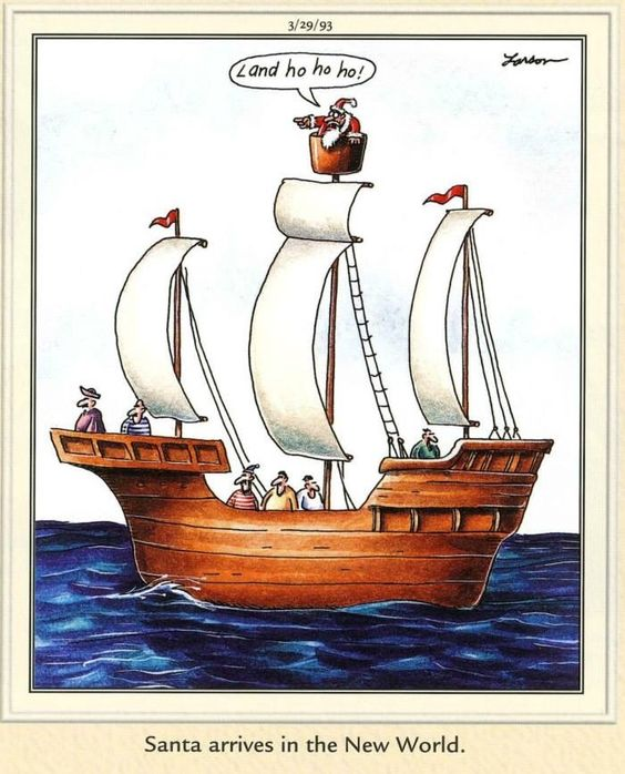 I'm yet to be convinced that anyone did "Christmas" better than Gary Larson.