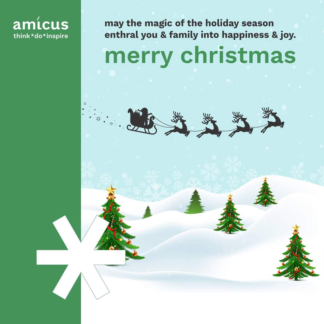 amicusglobal's tweet photo. #MerryChristmas 
This Christmas - a word of cheer, a bit of love from someone near a little gift from Santa sparkle your life !

#ChristmasCelebrationBegins https://t.co/mxLnihgHDe