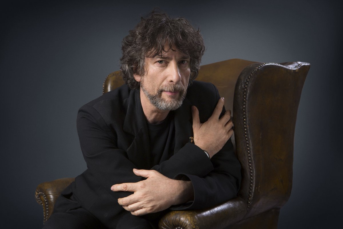 BBCFrontRow's tweet photo. Neil Gaimam @neilhimself on his latest drama adaptation for Radio 4, The Sleeper and the Spindle, a Christmas-time fairy tale broadcasting on Radio 4 on Boxing Day https://t.co/jwV7NPt4Sw https://t.co/P1PcSC25dA