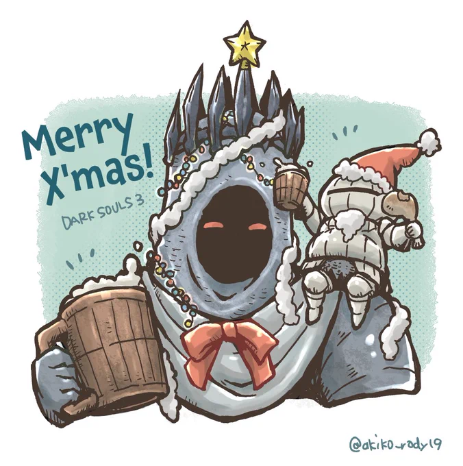 もうすぐ終わっちゃうけどメリークリスマス〜??
#DarkSouls3 