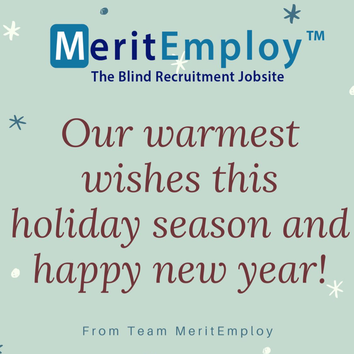 Merit_Employ's tweet photo. Season Greetings! From all @meritemploy #christmas #diversityandinclusion #meritemploy  #blindrecruitment #Equality https://t.co/Gm9tKZyzsN