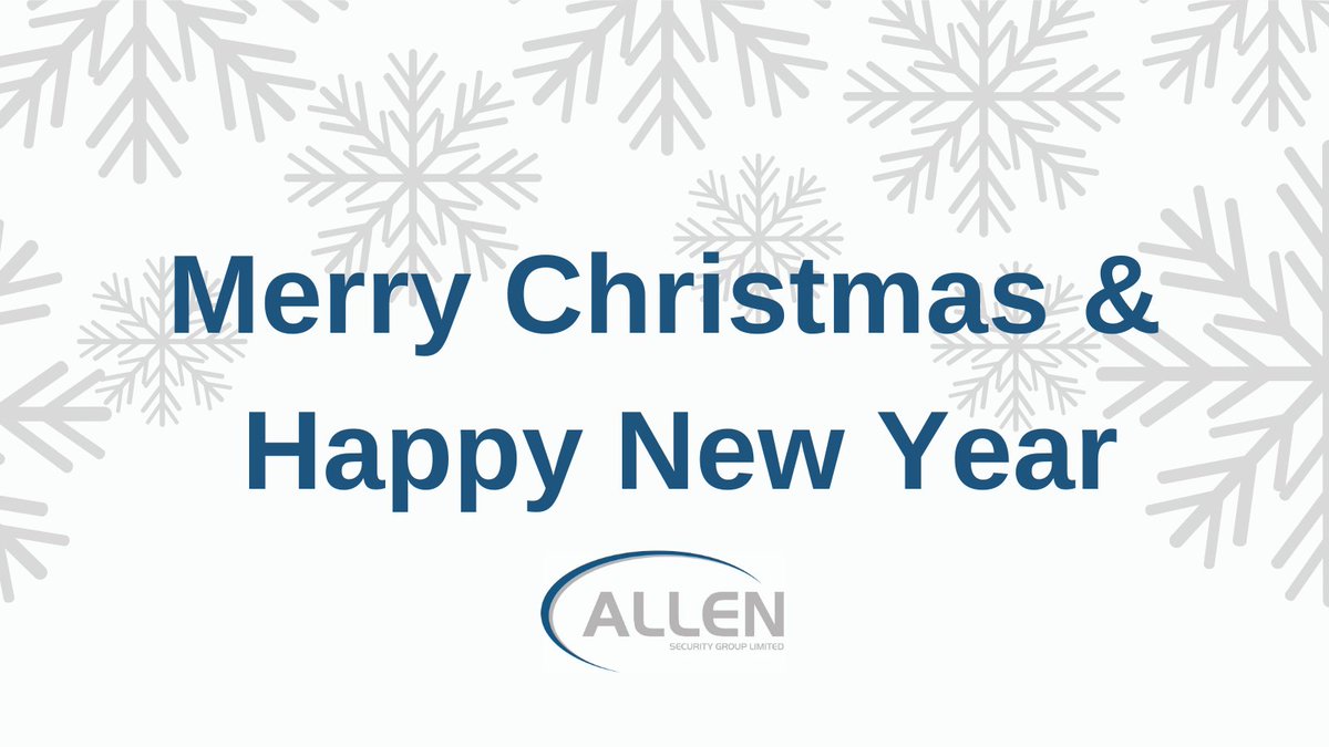allens_ltd's tweet photo. Merry Christmas to one and all from everyone at Allen Security Group. However you are managing to celebrate during these difficult times, we hope you have a safe and happy day. #Christmas2020 #MerryChristmas https://t.co/xy1R2x2ISD
