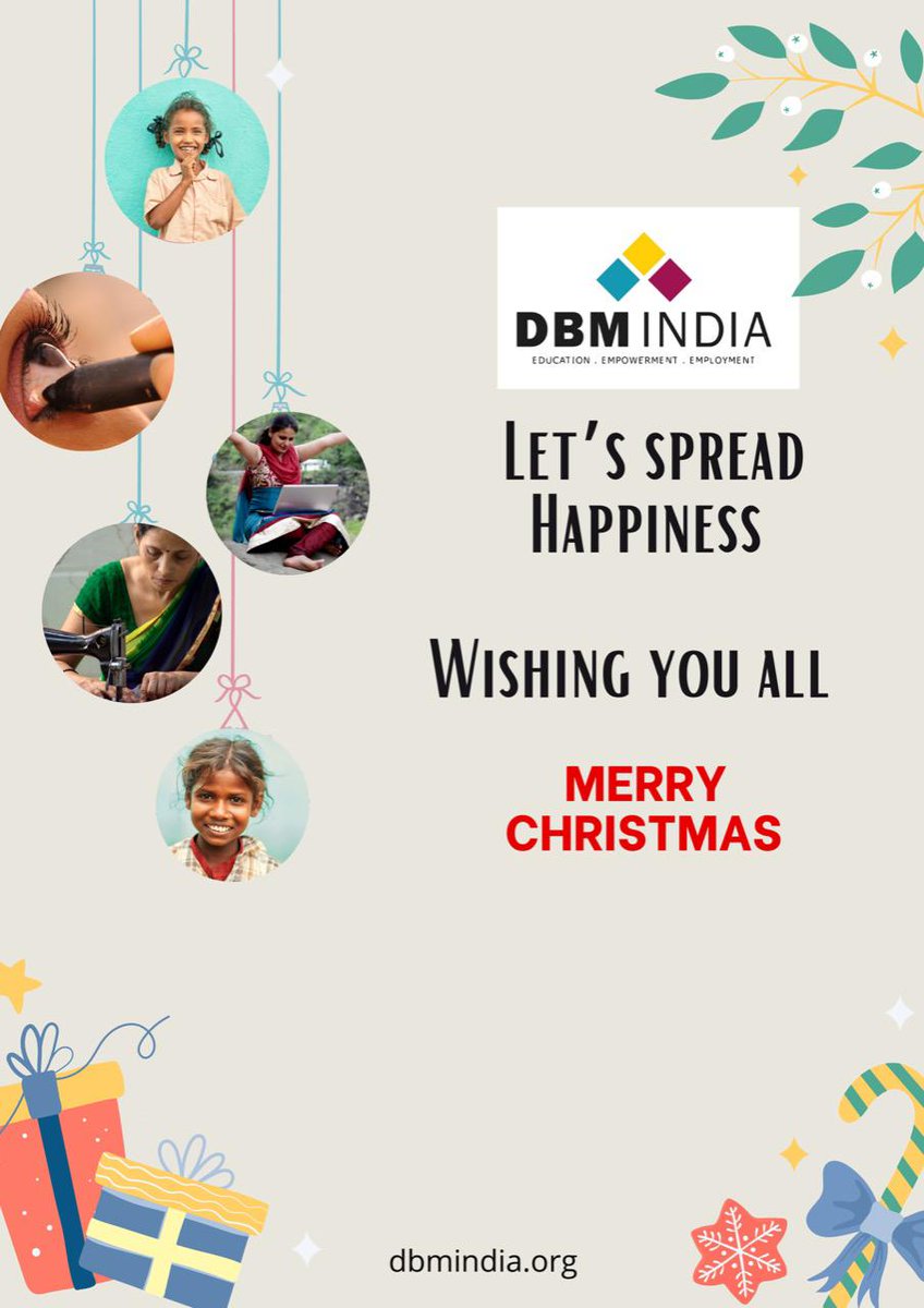 DBMission's tweet photo. We wish Merry Christmas to all our patrons,well-wishers and friends...
#dbmission #dbmindia #TeamDBM #supportdbm https://t.co/WYHUFINVXs