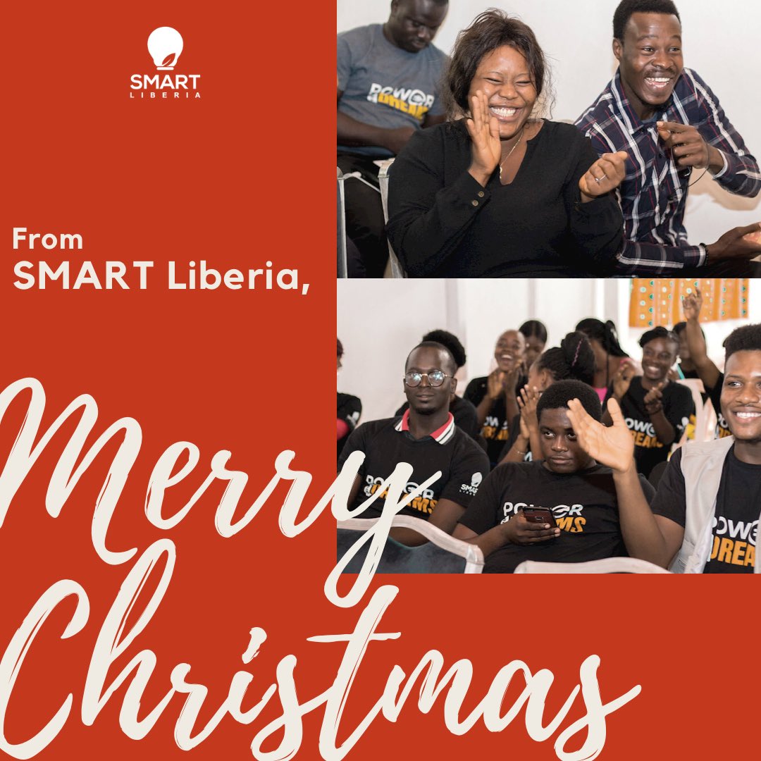 SMARTLiberia's tweet photo. May this day fill your homes with blessings, peace and Love. Merry Christmas from all of us at the Changemakers Village. Good tidings of cheer and glee!
#merrychristmas🎄 #Liberia #SMARTLiberia #jollygoodtime https://t.co/dok342HGhg