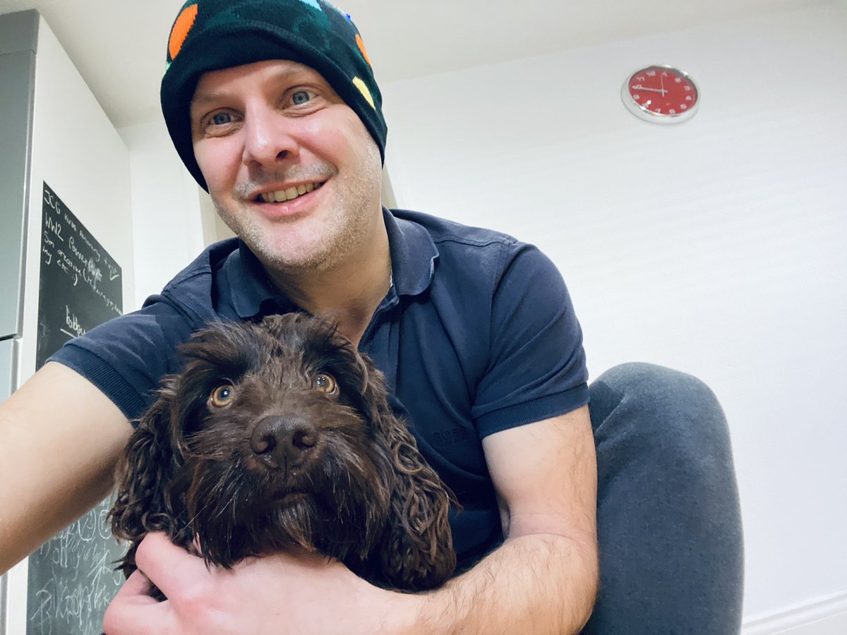 Merry Christmas one and all!  Sending festive love from me and the hound...