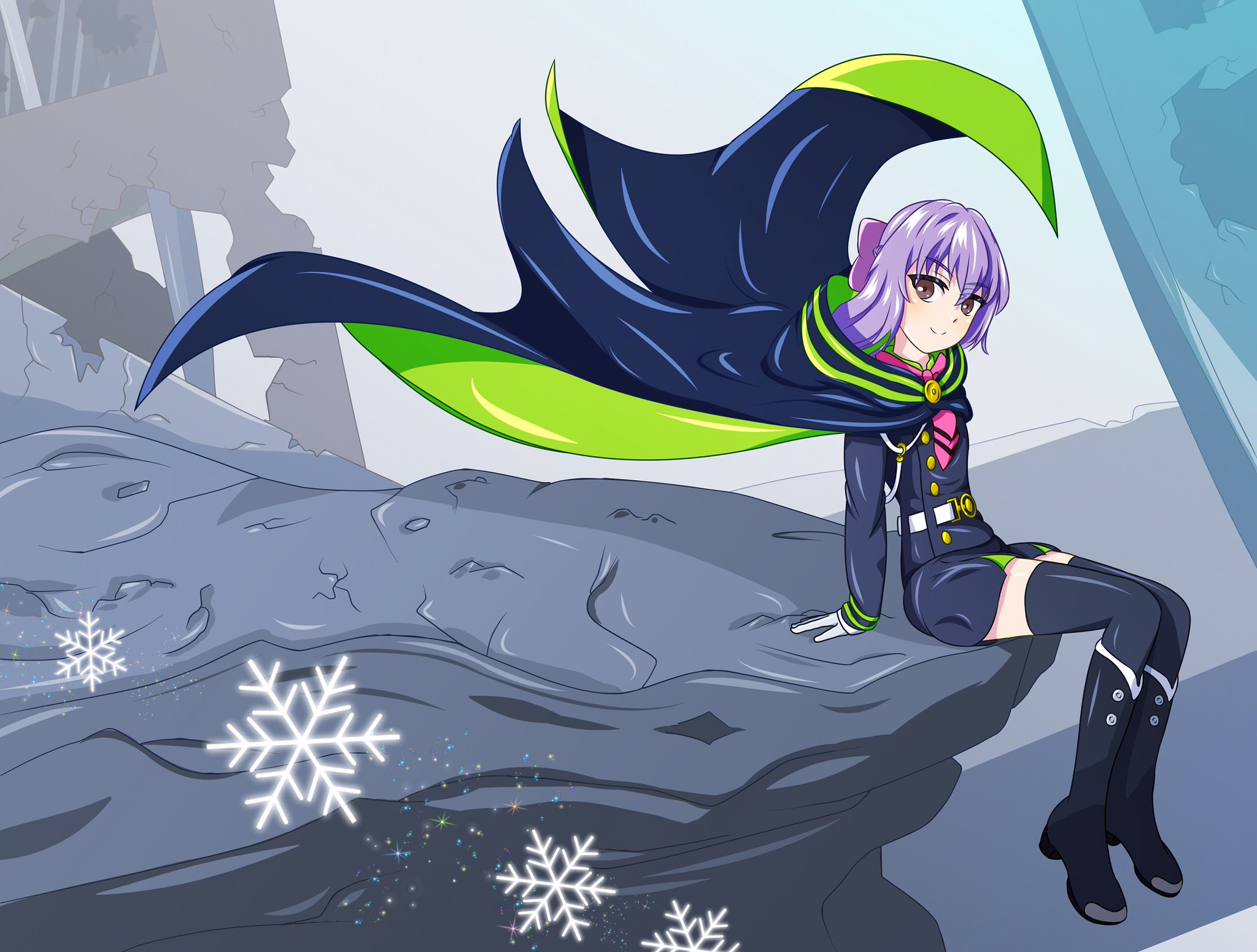 ｔｏモアイ マント ヒロピン垂れ流しイラスト創作垢 メぇぇぇ リぃぃぃぃクリっスマぁぁぁーーースぅ 終わりのセラフという作品の柊シノアちゃんの誕生日でごわす 3 柊シノア生誕祭 柊