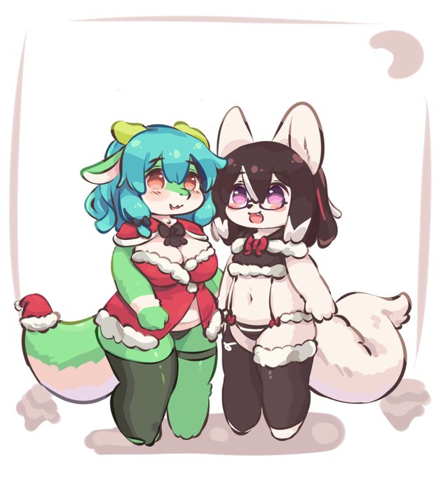 耶趕上了 摸聖誕圖 