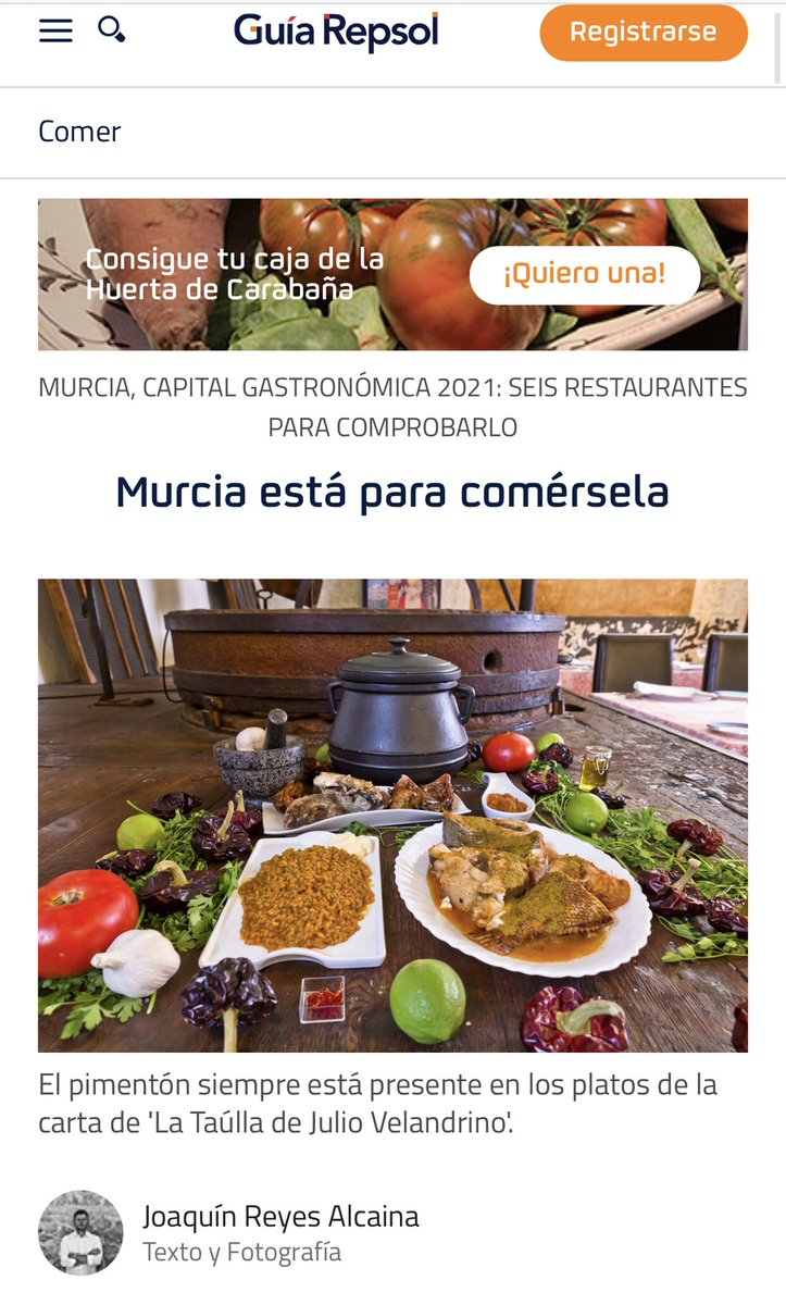 🎄 Hoy os felicitamos la Navidad con un nueva colaboración en <a href="/GuiaRepsol/">guiarepsol</a> en el que recomendamos 6 restaurantes por los que merece la pena visitar Murcia <a href="/Murcia_Gastro/">Región de Murcia Capital Española Gastronomía 2021</a> 2020/2021🎄

¡Feliz Navidad a todos! 🎁

guiarepsol.com/es/comer/nuest…