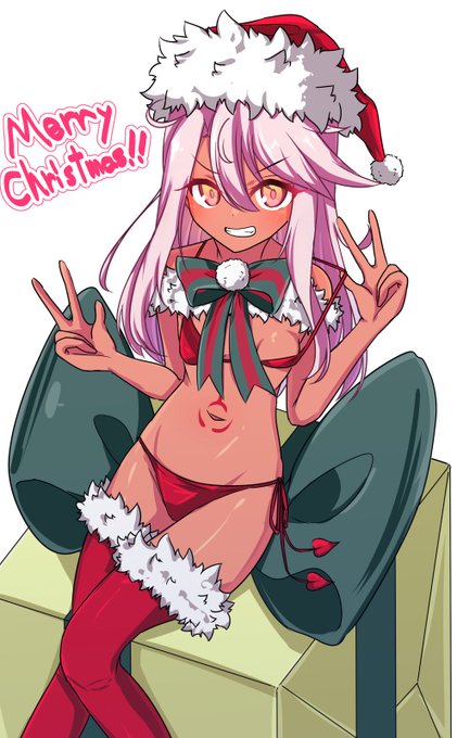 めちゃくちゃ遅刻したけどクリスマスクロエちゃん描いたので見ていって…… 