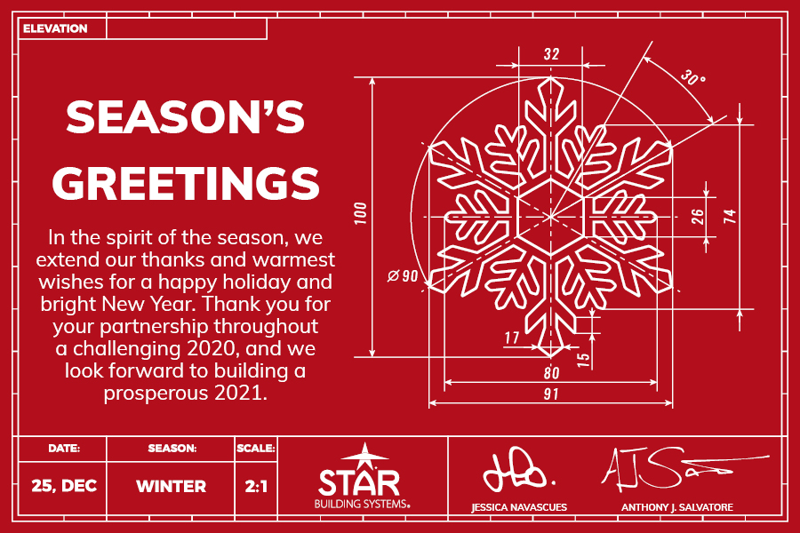 From our Star family to yours, we wish you a safe and happy holiday season!