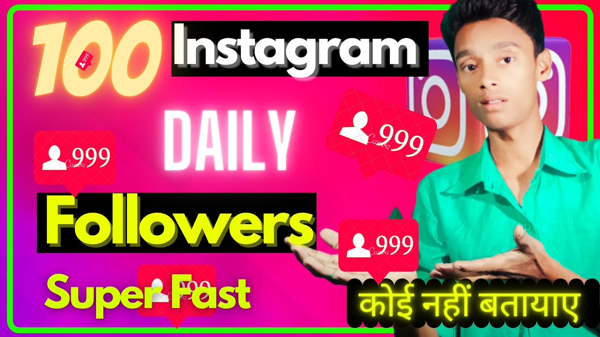 DigitalSurya2's tweet image. How to increase 100 followers everyday on instagram 
youtu.be/zdctuvNKF8Q