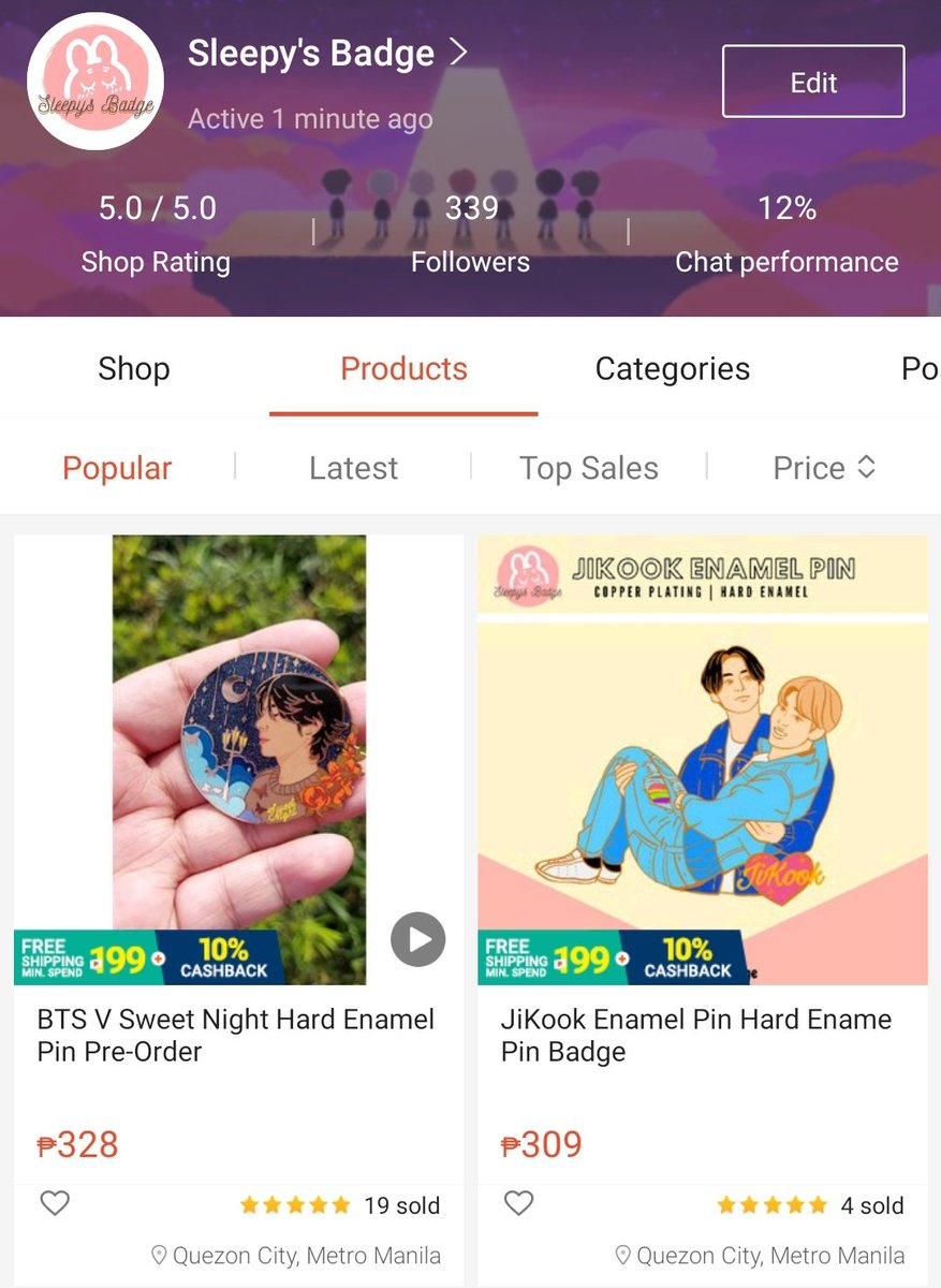 SleepysBadge's tweet photo. Help RT/WTS/LFB

HOLIDAY SALE!

V Sweet Night Enamel Pin - Php328
(Used to be Php395)
Shopee:https://t.co/wO4I3VDuIb

JIKOOK Enamel Pin - Php309
(Used to be Php350)
Shopee:https://t.co/XDxwEHKRud https://t.co/MbWNh9kDqc
