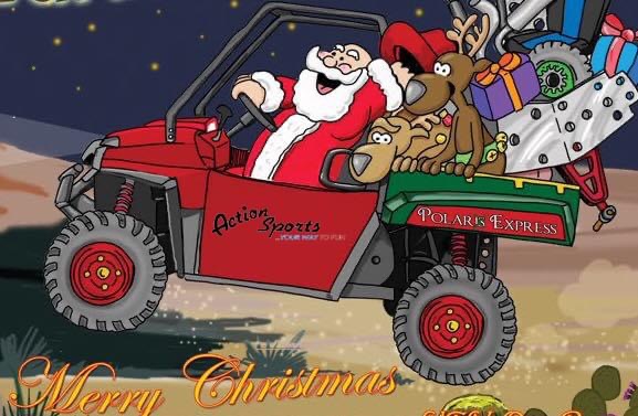 YourWayToFun's tweet photo. Action Sports would like to wish everyone a Very Merry Christmas! 🎄 We hope Santa &amp; the Polaris Express delivered all the gifts you wished for. 😊
#merry #christmas #polaris #atv #utv #presents #santa https://t.co/e8UxBJddaW
