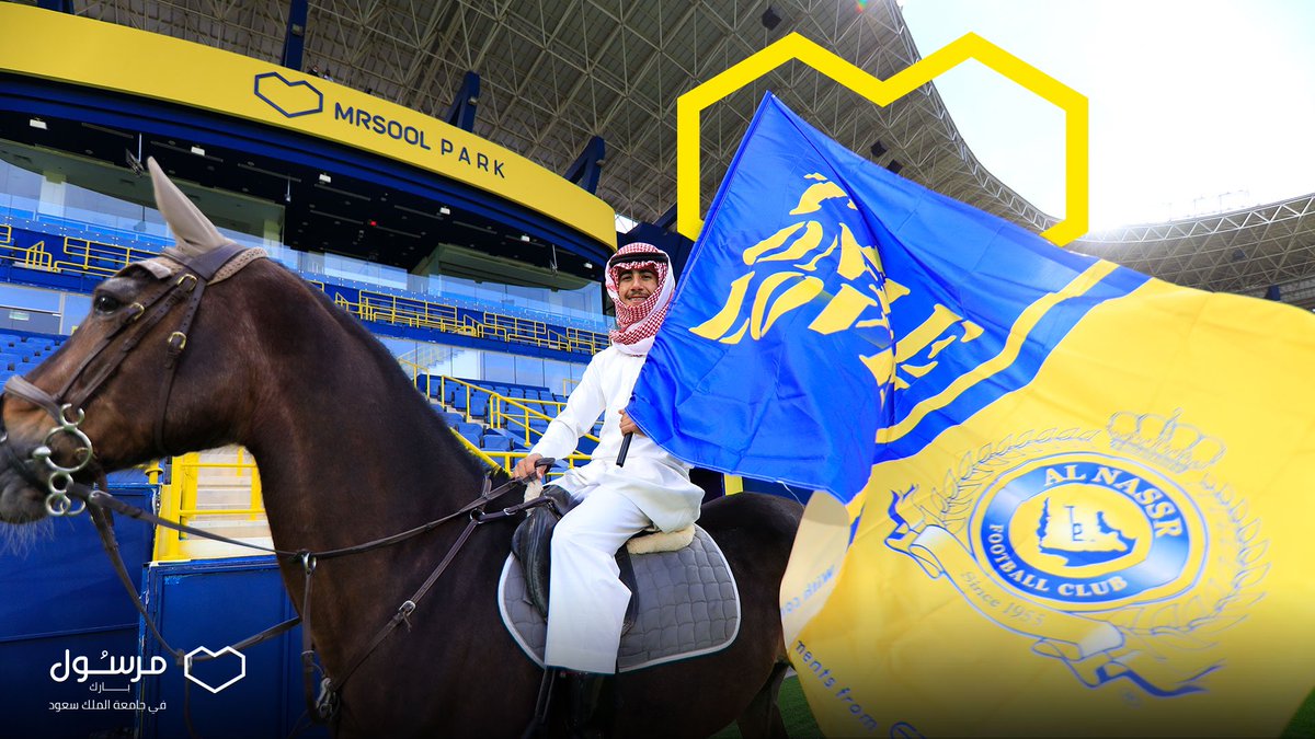 VictoryArena_sa's tweet photo. أنورت وشع لون الذهب 😍 💛💙
أهلاً وسهلاً بكم @AlNassrFC في ساحتكم 🏟️

#مرسول_بارك https://t.co/m2kp9udLXM