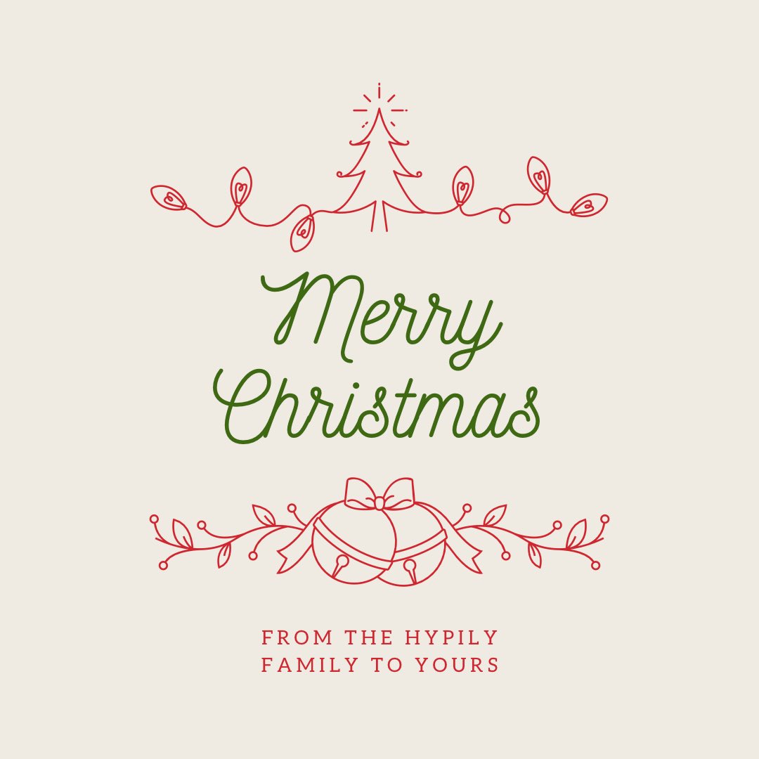 hypily's tweet photo. Merry Christmas from the Hypily family to yours✨ #merrychristmas https://t.co/dpWXE2URFU
