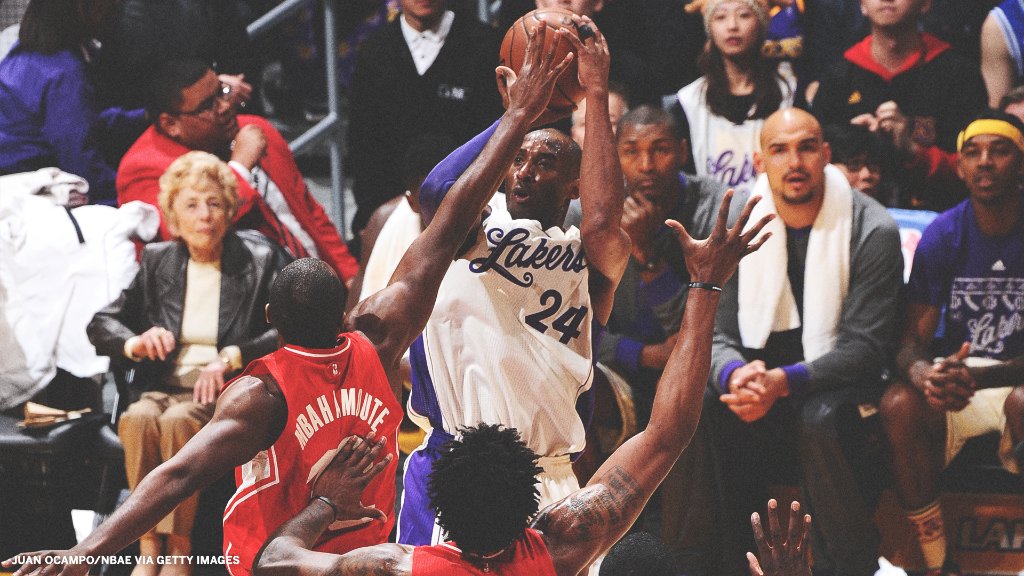 SportsCenter's tweet photo. Five years ago today, Kobe Bryant played his last Christmas Day game for the #LakeShow 💜 https://t.co/mEDVTcLsFv