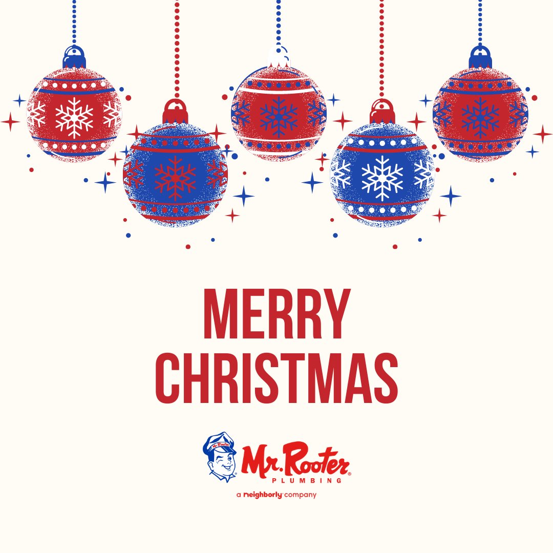 Merry Christmas from your courteous Rhode Island plumbing professionals! Our emergency service will be available today. Call us at 401-287-4853.

mrrooter.com/rhode-island/