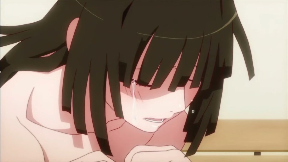 Nadeko first makes her appearance in Bake, theres not much to write home in this arc for her character but some people stating she was annoying feels absurd to me. She was a charming and kind character that obviously kept a lot of stuff to herself,