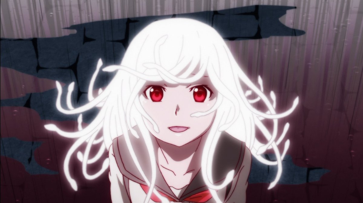 Despite this Nadeko just smiles, as Senjo isnt the only person that hates her, Nadeko hates herself. She hates the person she has become but despite this, she just wants to accept it, accept being the person everyone sees her as