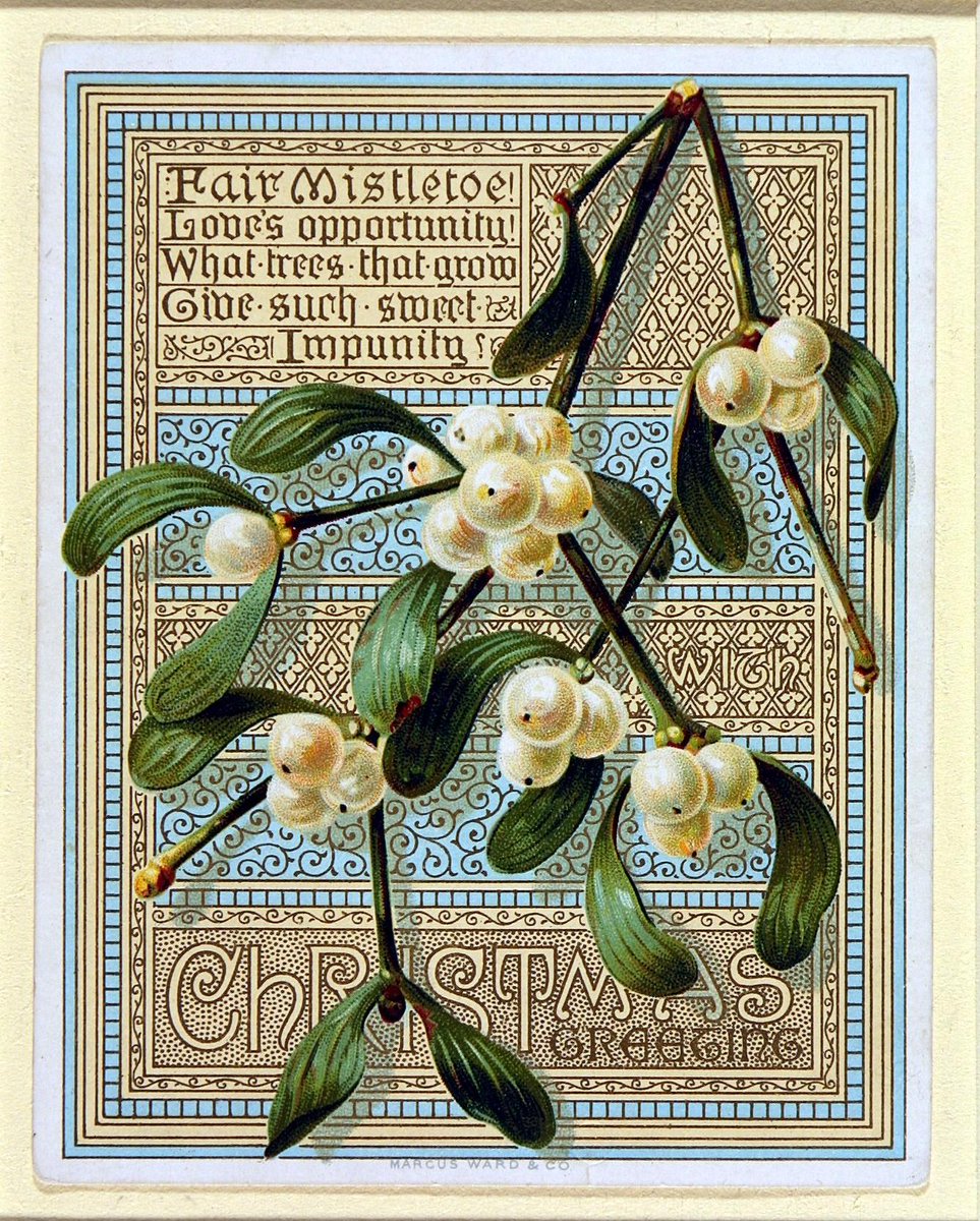 Later in the century, improvements to the chromolithographic printing process made buying and sending Christmas cards affordable for everyone.