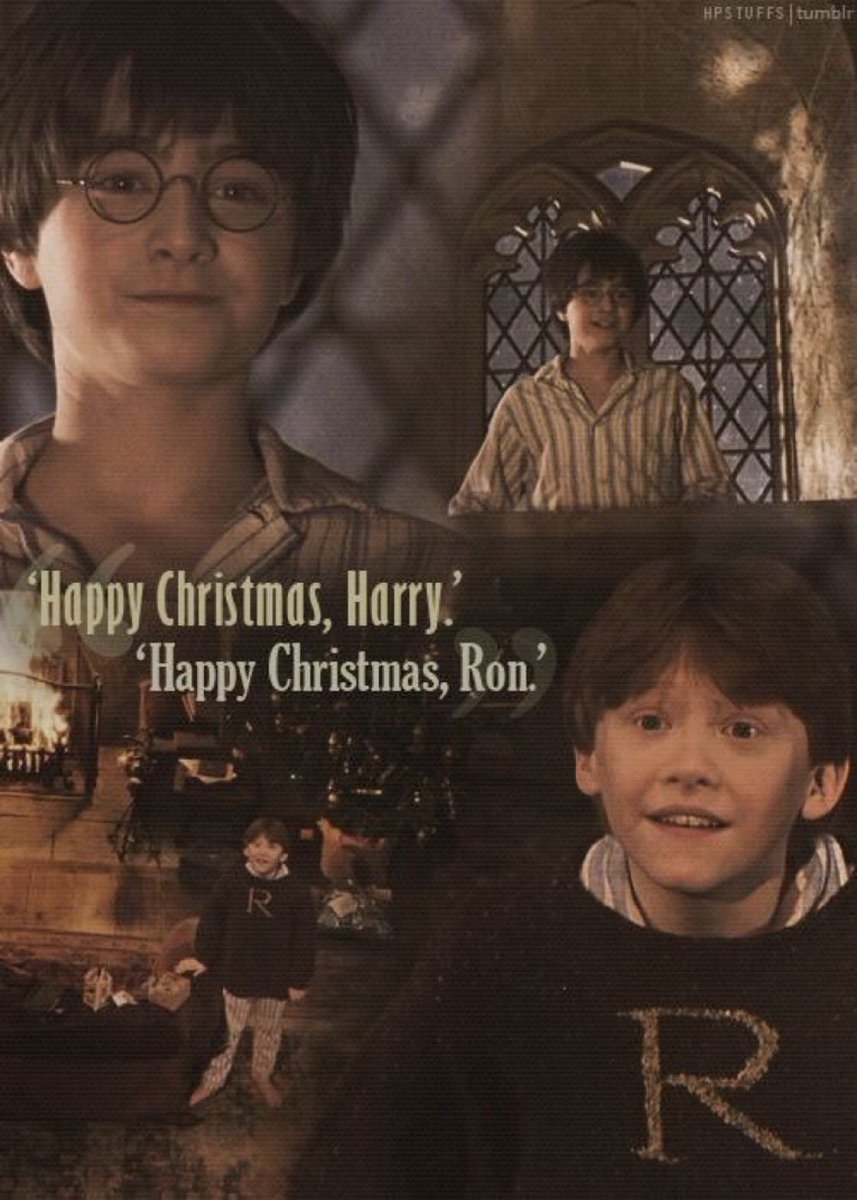 "Happy Christmas, Harry!"
"Happy Christmas, Ron!"

#HappyChristmas  ⁠ ⁠
#MerryChristmas  ⁠