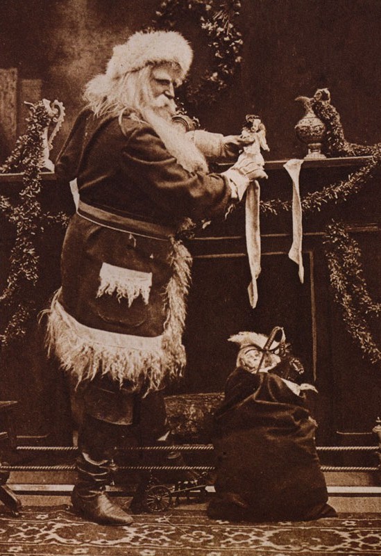 The stories of St. Nicholas (Sinter Klaas in Holland) came via Dutch settlers to America in the 17th Century. From the 1870’s Sinter Klass became known in Britain as Santa Claus and with him came his unique gift and toy distribution system – reindeer and sleigh.