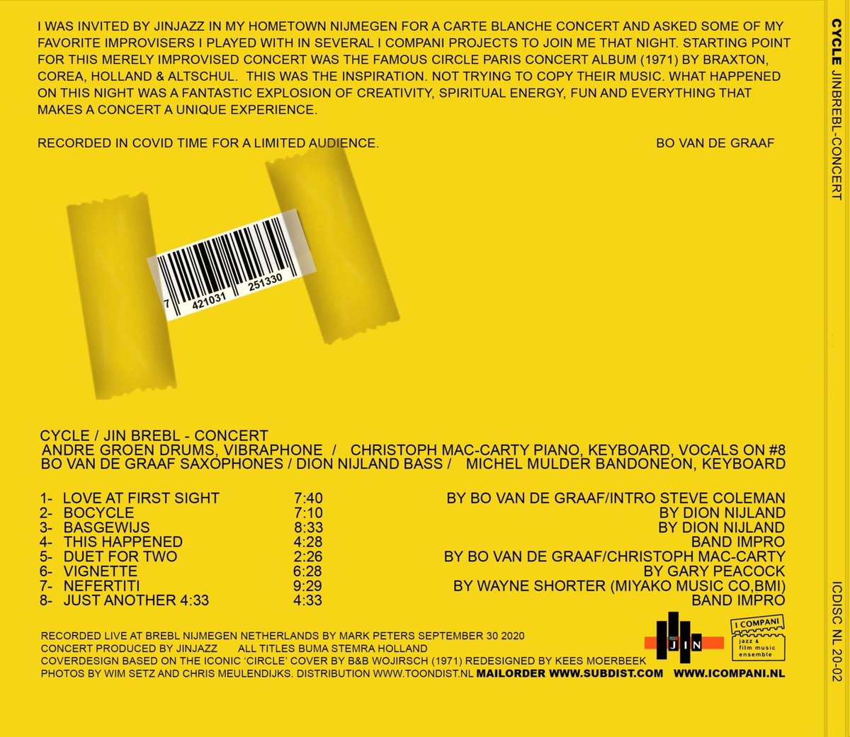 youtu.be/ImzeKjq20N4  New CD Album CYCLE #Jazz #improvisedmusic #Anthonybraxton <a href="/QVNijmegen/">QV Nijmegen</a>  <a href="/breblen/">Brebl</a>  <a href="/Freejazzblog/">Free Jazz Collective</a> <a href="/freeformjazzy/">FreeForm, FreeJazz</a> <a href="/FreeJazz_DK/">Free Jazz@High Noon</a>