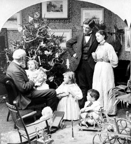 The Victorians also transformed the idea of Christmas so that it became centred around the family.