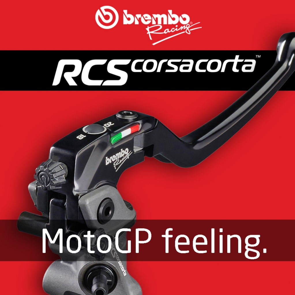 Motorquality's tweet photo. Brembo Rcs Corsa Corta: scegli emozioni da MotoGP!
E' possibile  personalizzare completamente la frenata, mappando la pompa in maniera estremamente precisa.

Sei curioso di scoprire di più? Dettagli e funzionalità qui https://t.co/ROFTgLUJJL https://t.co/G7G6SUUrwh