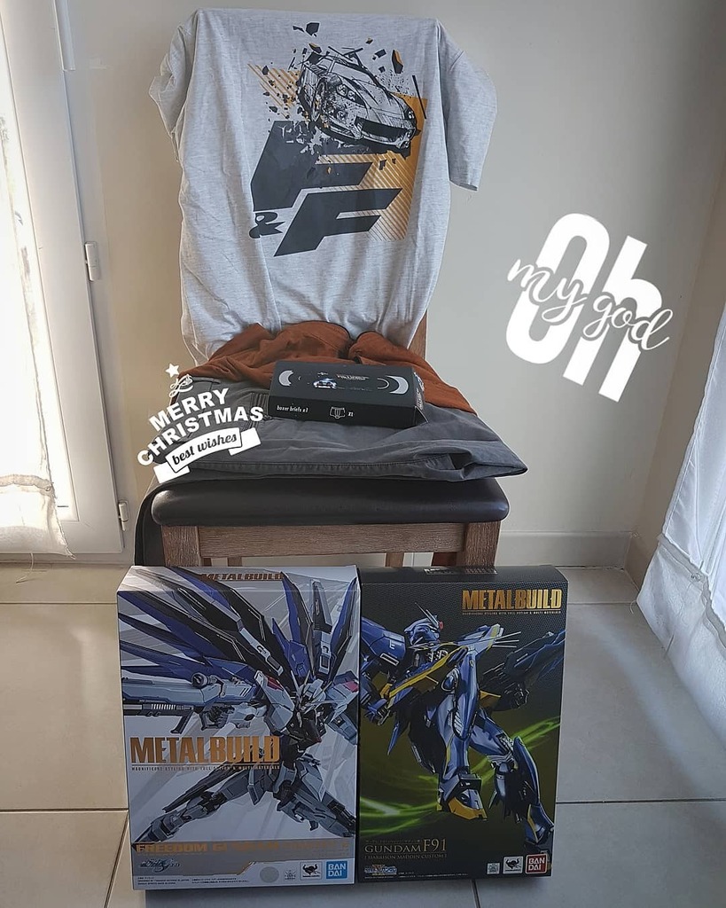 isamuad's tweet photo. Happy Xmass all 👼🎅🖖🔥
#metalbuild #f91 #gundamfreedom #bandai #gunpla #gunplabuilder #gunplafrance #toylover #mechagaikotsu #plamo #instagundam #mobilesuitgundam #mechaaddicted #toygram #anime #animelover #animeart #animelove #animeworld #manga #mech… https://t.co/eSyZg0RFax https://t.co/n2j6UOKK5z