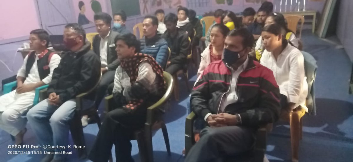 ABVPVoice's tweet image. Karyakartas of ABVP in Arunachal Pradesh’s Itanagar, Seppa, Pasighat and Doimukh units watching the inaugural session of #66thABVPConf underway in Nagpur.