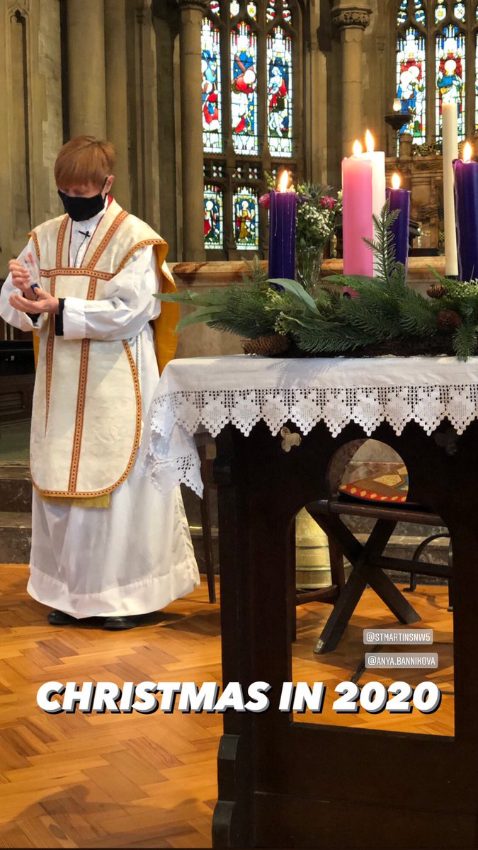 Christmas in 2020.... absolutely beautiful service tho. Thank you @MotherCarolNW5 <a href="/StMartinsNW5/">St Martin's Gospel Oak</a> for a powerful and moving time together despite restrictions.