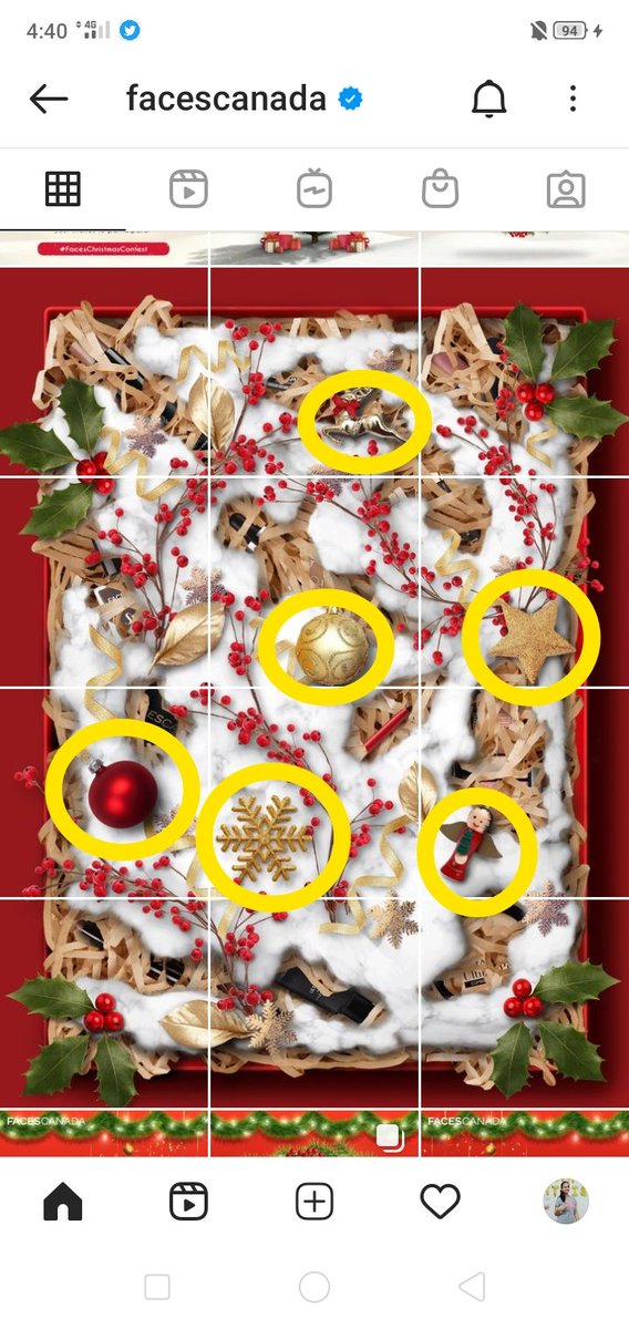 GoldQueenie4's tweet image. Found 6 Christmas Ornaments 👇
#FacesChristmasContest #ChristmasContest #ForAllYourFaces #FaceCanada 
@facescanada 
Join
@satyapaljain_86 @Dazzlingcutie1 @KpParmar98 @sandeep0_07 @SJ_0016 @chilled_Sup @deora_gunjan @kusumsolanki17 @imPalak18 @abha_mishra19 @Smiley_Bharati