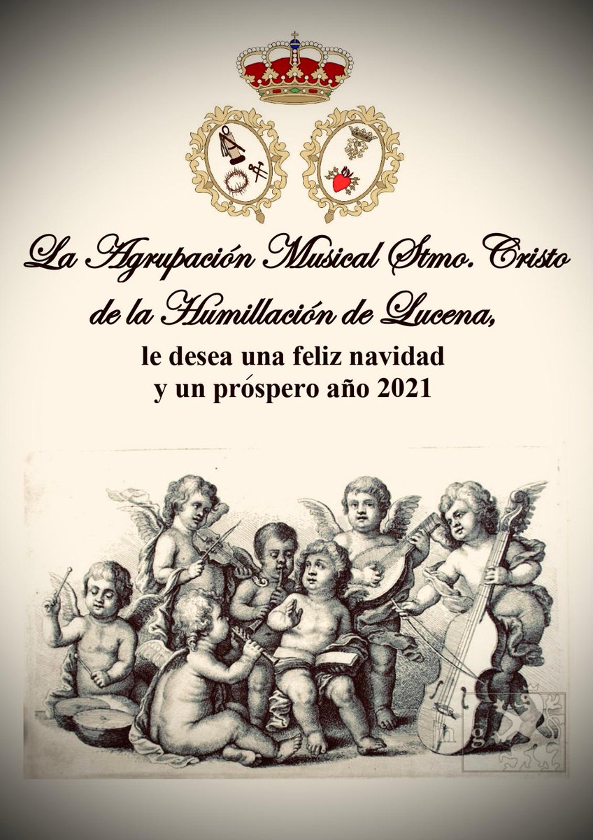 AM_Humillacion's tweet photo. 🎼 Desde nuestra formación os deseamos una feliz Navidad y un próspero 2021. Que la música os acompañe.

#laMúsicadelosServitas
#VivirporunSueño https://t.co/NIuq307k1w