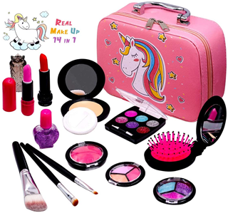 Dedhfootiya Bhaand / Fake Ids ki Dukan / Ramleela ki ManthraNice dress to wear at home, vacationsSpecial make up kit with a UNICORN bag Travel essentials connect the dots condom and asatya lotion  (5/7)