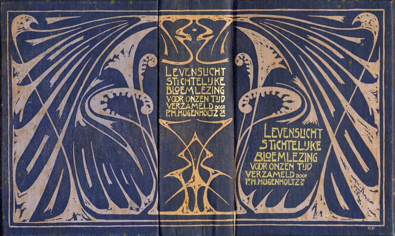 Dutch Art Nouveau book covers from around the year 1900.