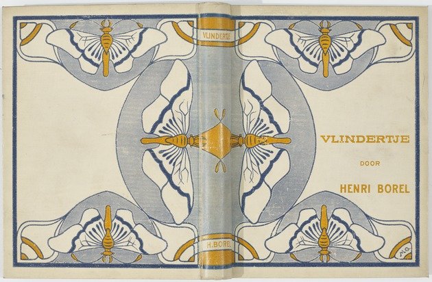 Dutch Art Nouveau book covers from around the year 1900.