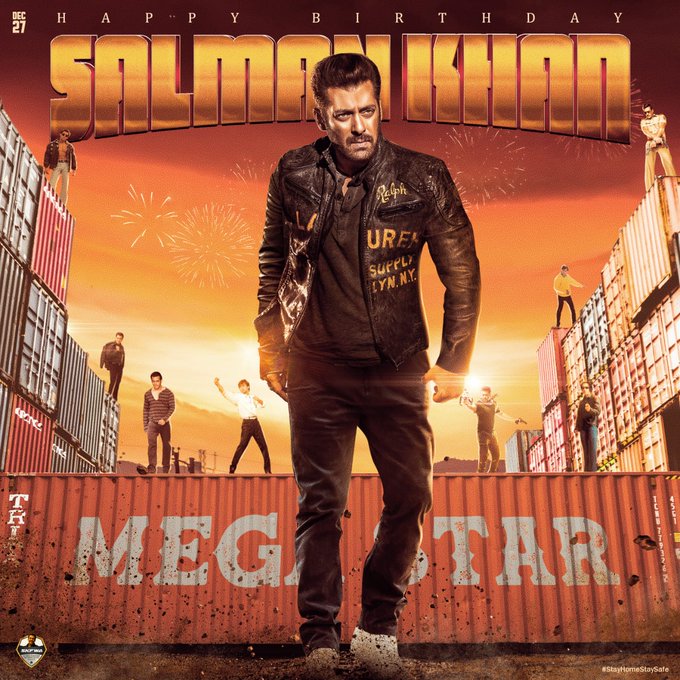 Happy to launch Megastar Salman Khan\s Birthday CDP made by  
