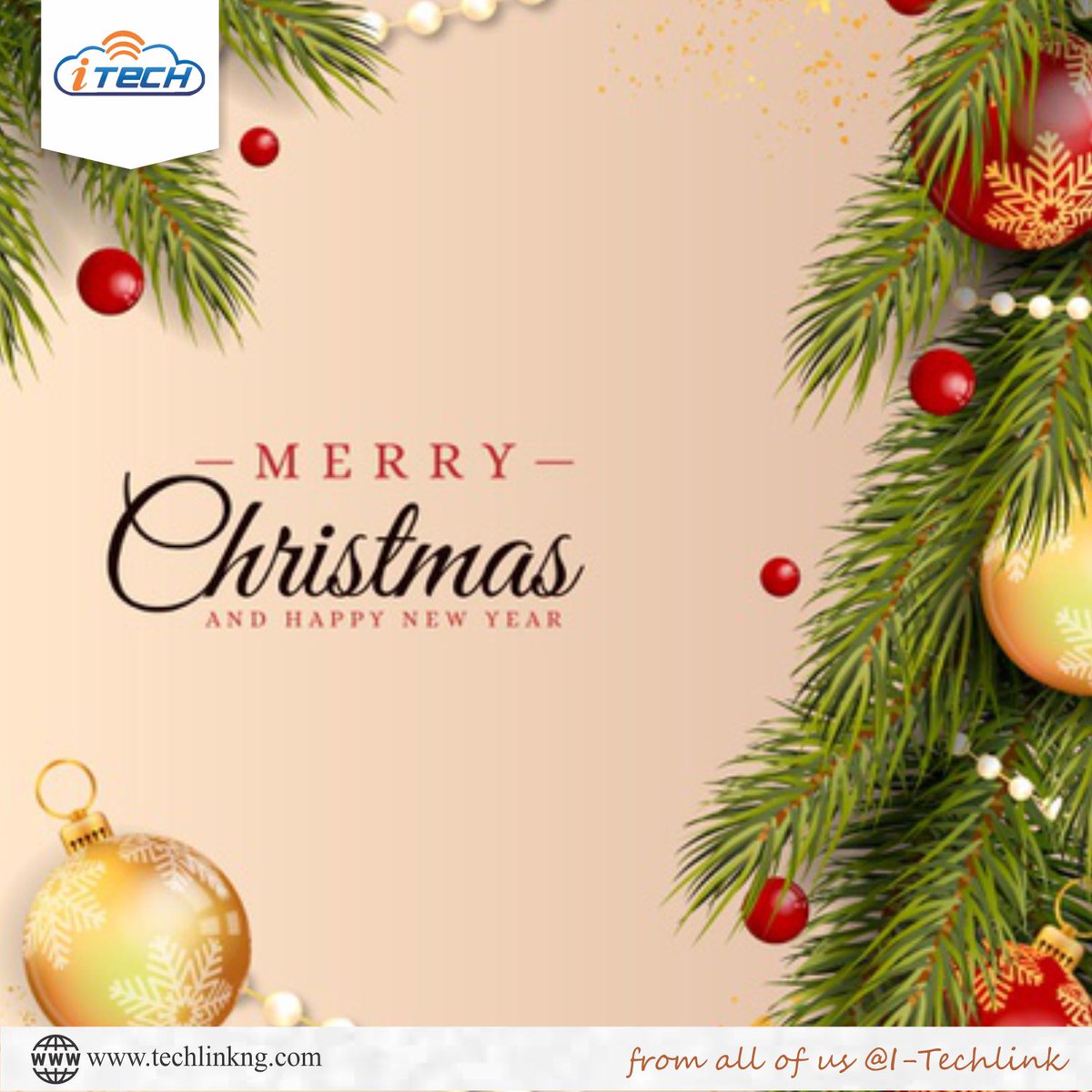 TechLink5's tweet image. Merry Christmas to all our friends and family.
We wish you the best of the season.
.
Click here: techlinkng.com
to learn more about our services.
.
#merrychristmas #xmas #Christmas #christmas2020