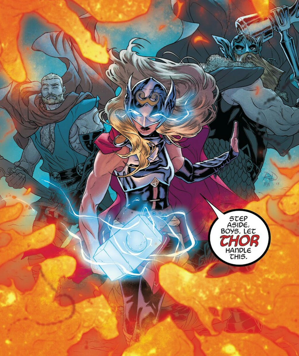 To all the salty people in the replies: Jane Foster was the Mighty Thor and she was damn good at it. Stay mad https://t.co/QM5yAnvOW1 https://t.co/MGvet6UuHM