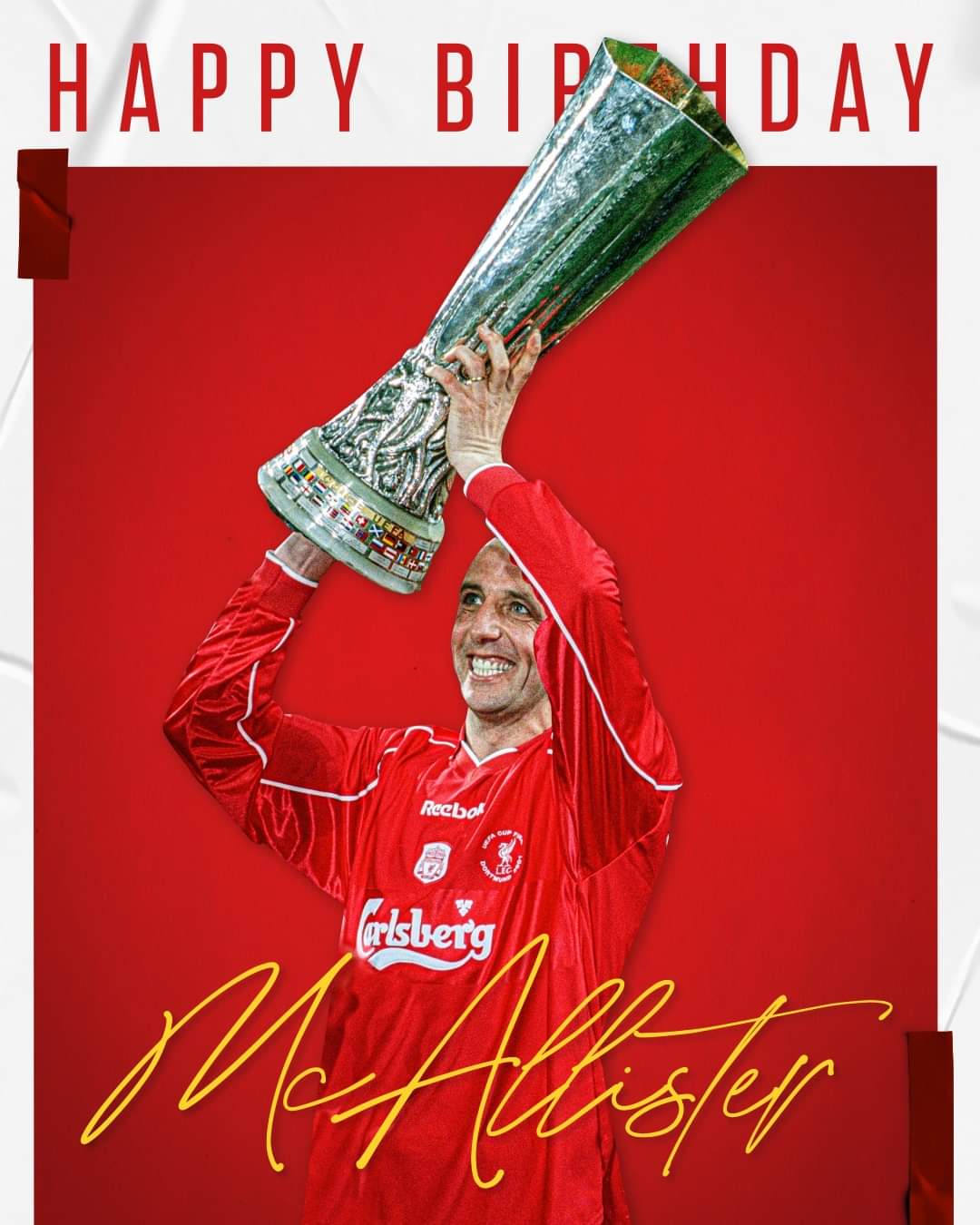 Happy birthday, Gary McAllister.     