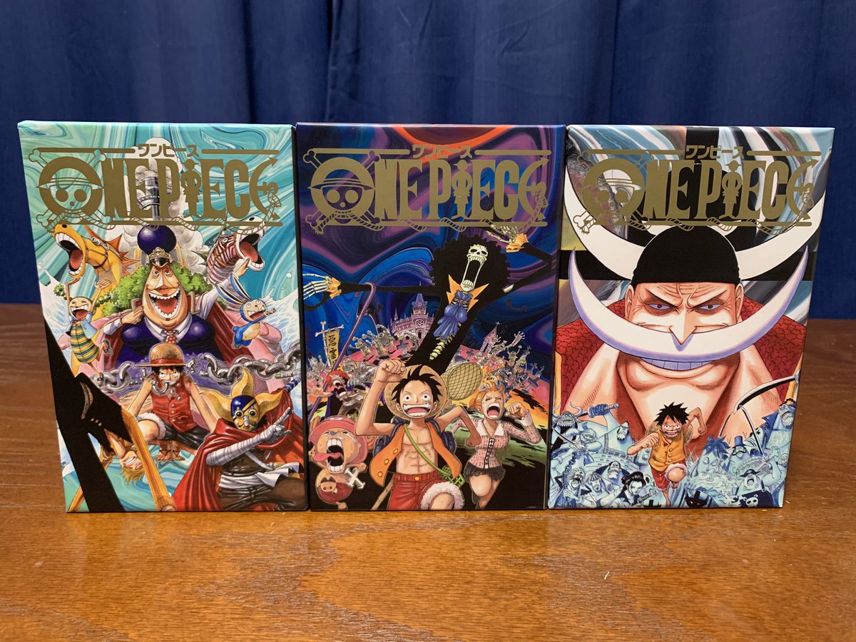 Kei One Piece垢 サンタさんからクリスマスプレゼントが届いた 自分でネットで予約して買ったとは言えない One Piece コミックスbox 第2弾 水の都 死者の館 頂上戦争 今回のデザインも最高 Onepiece メリークリスマス