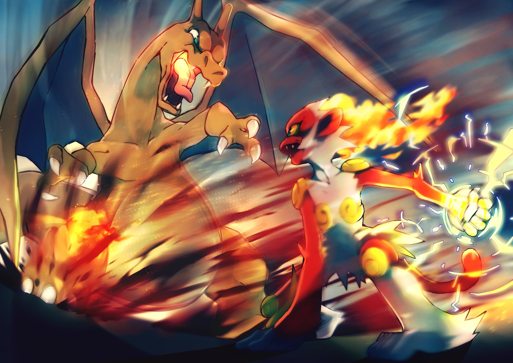 リンドリコ 役割破壊 最近寒すぎて描くしかなかった Pokemon リザードン ゴウカザル あったかそう T Co Fgxdn13hwf Twitter