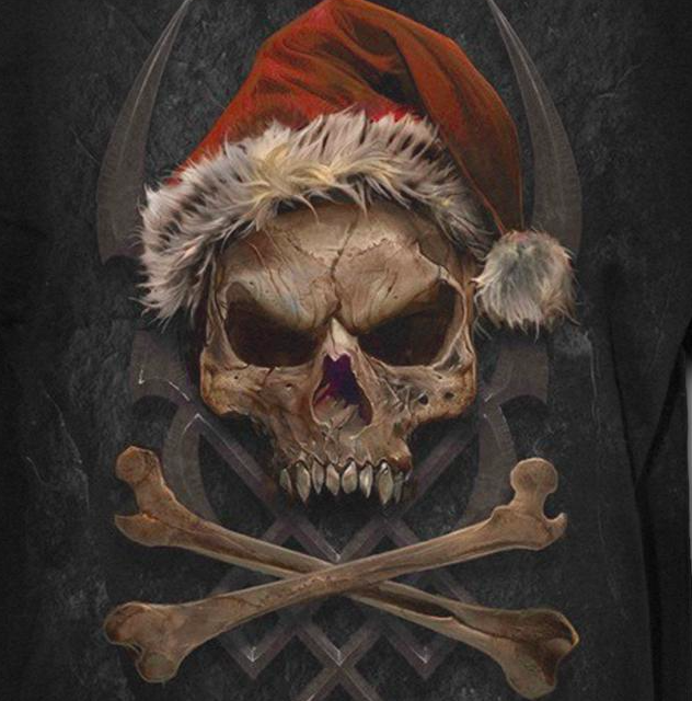 SpiralDirect's tweet photo. MERRY CHRISTMAS FROM TEAM SPIRAL๐
๐ค
Artwork from our ROCK SANTA collection๐
#spiraldirect #Christmas #SpiralChristmas #skulls #rocksanta #metalchristmas #metalfashion #altclothing https://t.co/MAe4dMCGEY