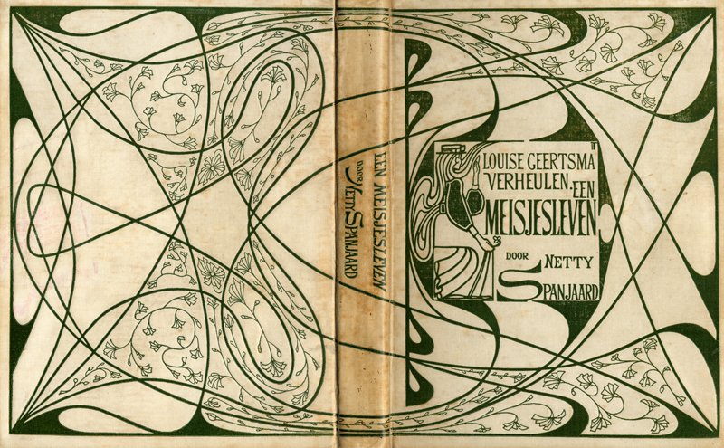 2/ Dutch Art Nouveau book covers from around the year 1900.