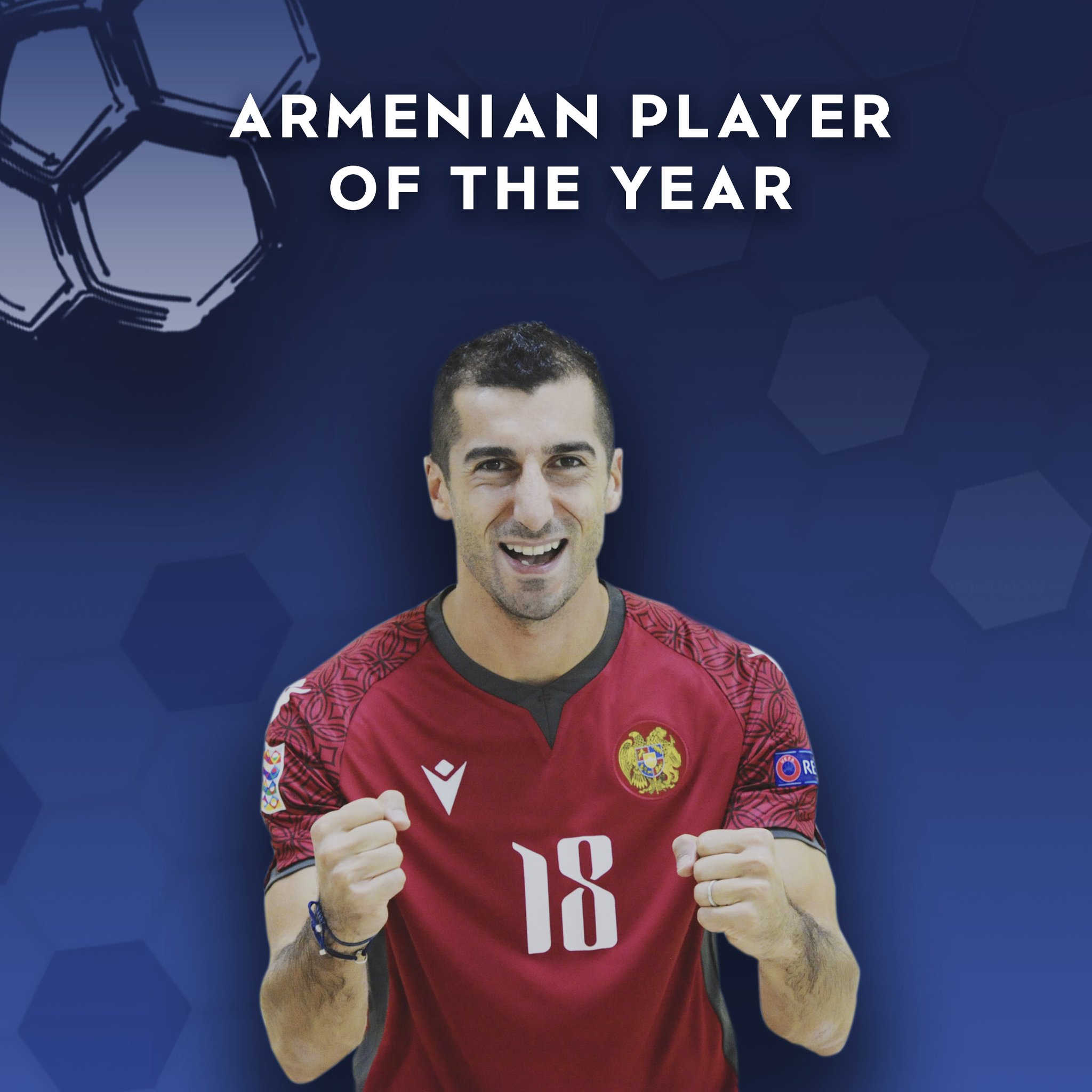 Zartonk Media - Henrikh Mkhitaryan Voted Armenia's Footballer Of The Year  For 9th Time. ➖➖➖ Henrikh Mkhitaryan has been named Best Footballer of the  Year 2019 in Armenia, the Football Federation of