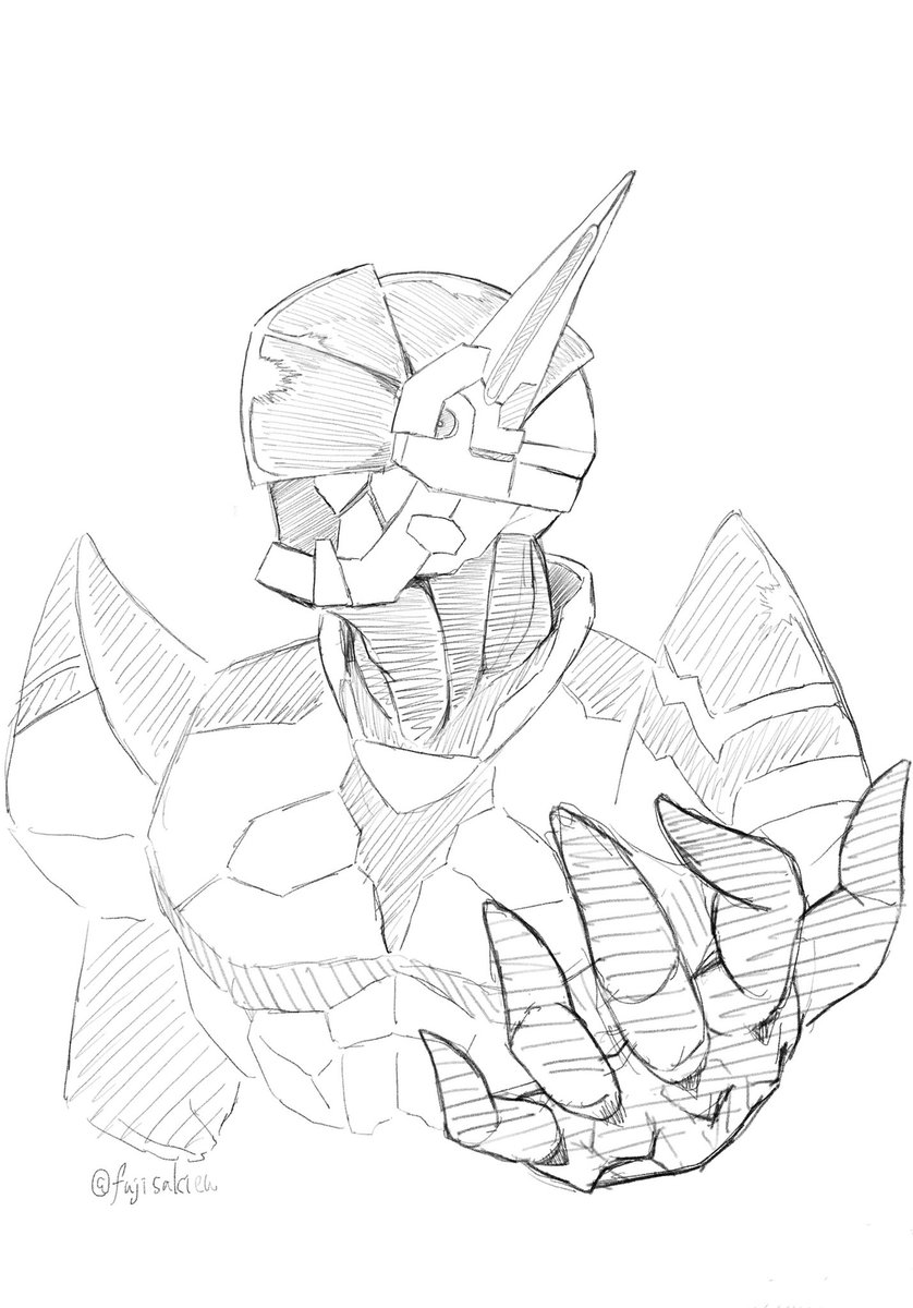 藤咲eu 34日目 仮面ライダーエデン そのうちちゃんと仕上げるつもり 設定がものすごい作り込まれてる敵役悪役すき 人体モチーフのライダー 仮面ライダーゼロワン リプ Dmで リクエスト募集中 です 1日1枚 イラスト イラスト好きさんと繋がりたい